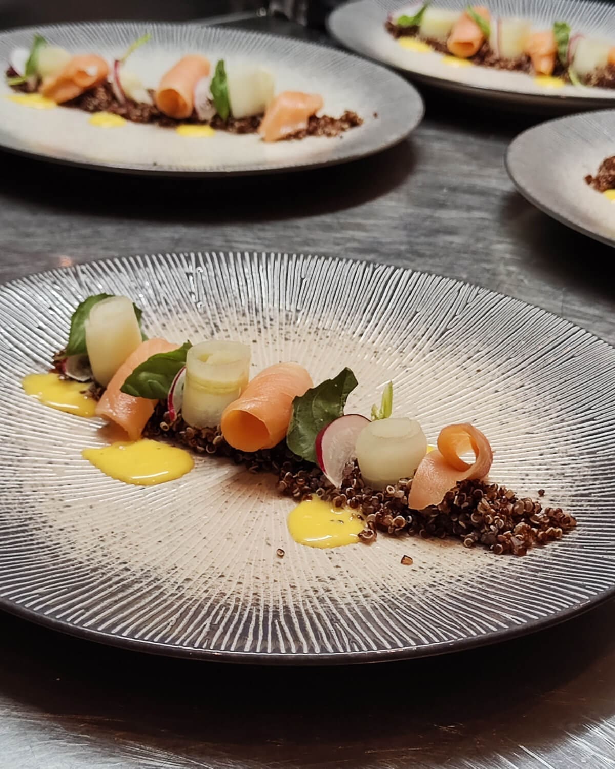 fine dinning experience aboard Siloina two surf charter boat in Mentawai ,West Sumatra, Indonesia